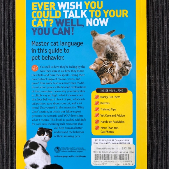 ๐ National Geographic Kids - How To Speak Cat (Bundle & Save) ๐ - Picture 2 of 4